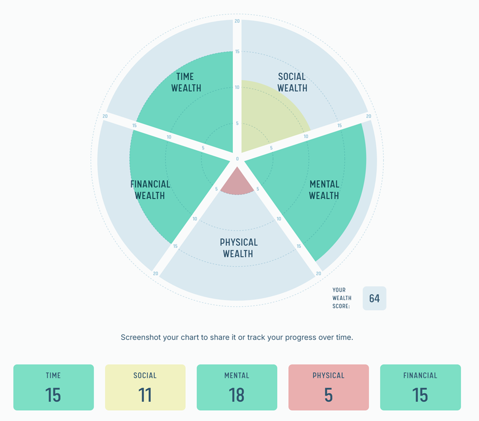 Book report: The Five Types of Wealth by Sahil Bloom.