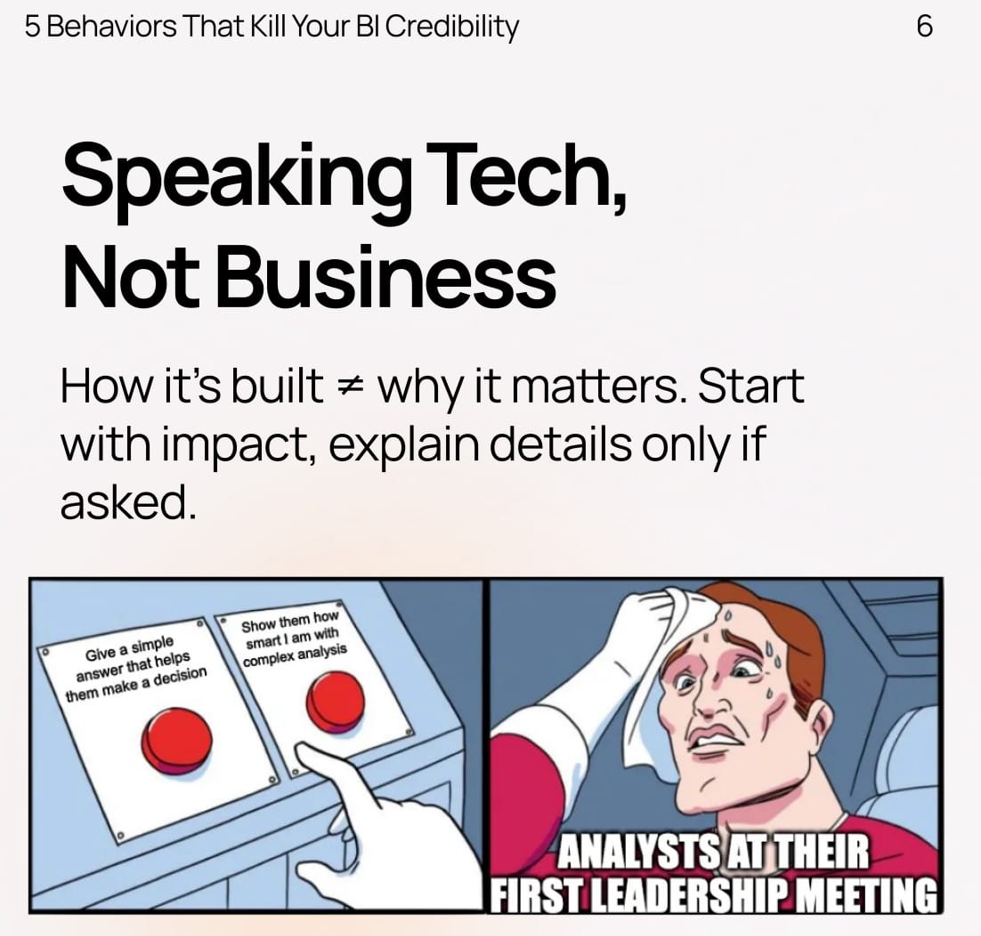 Explain tech details only if asked