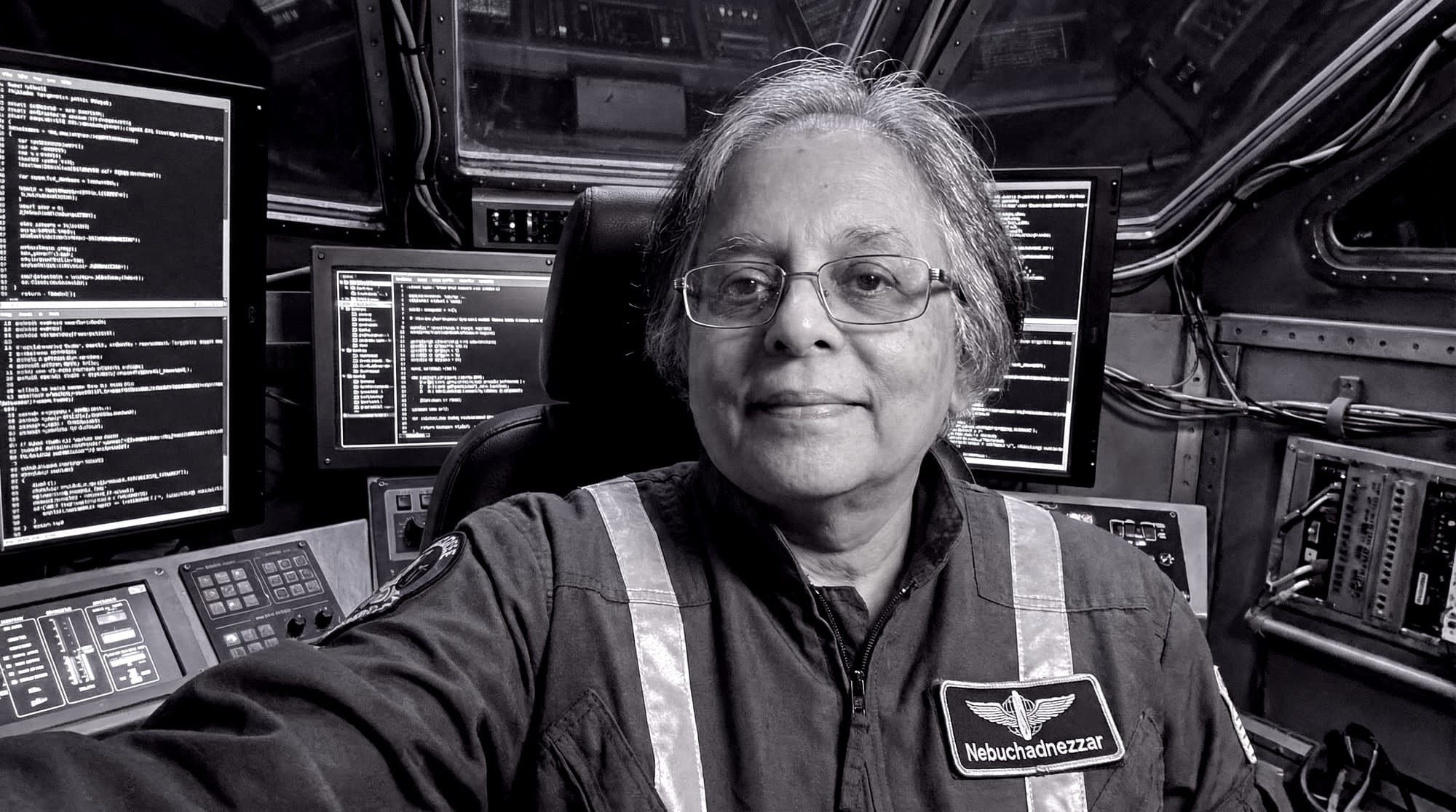 Old lady from the future