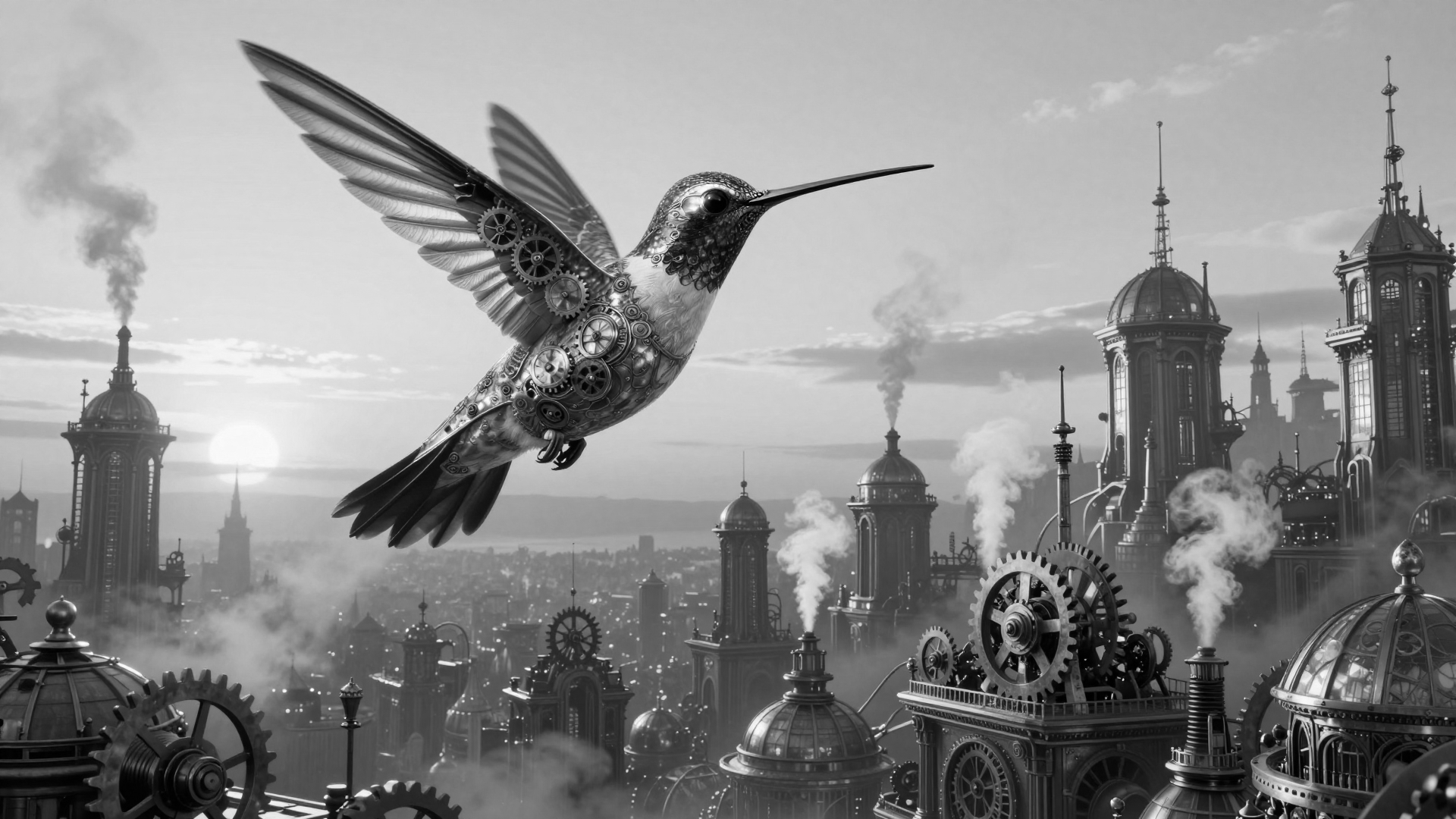 Steampunk Hummingbird