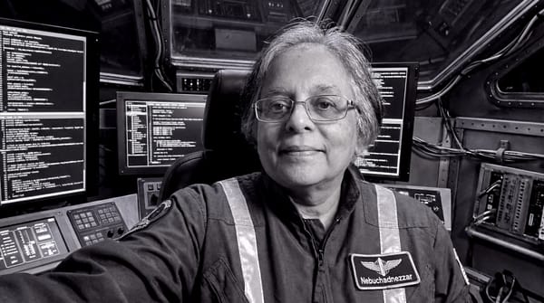 Old lady from the future